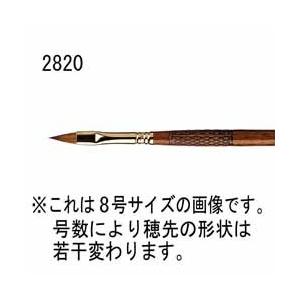Escoda エスコダ 油絵筆 2820 コリンスキーの板 フィルバート 長軸 10号