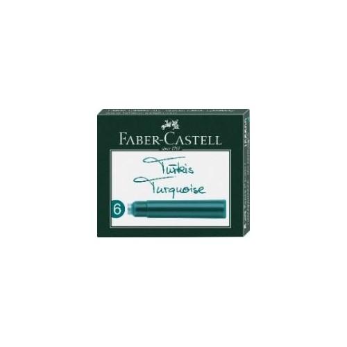 Faber-Castell カートリッジ ターコイズ(6本入)｜yumegazai