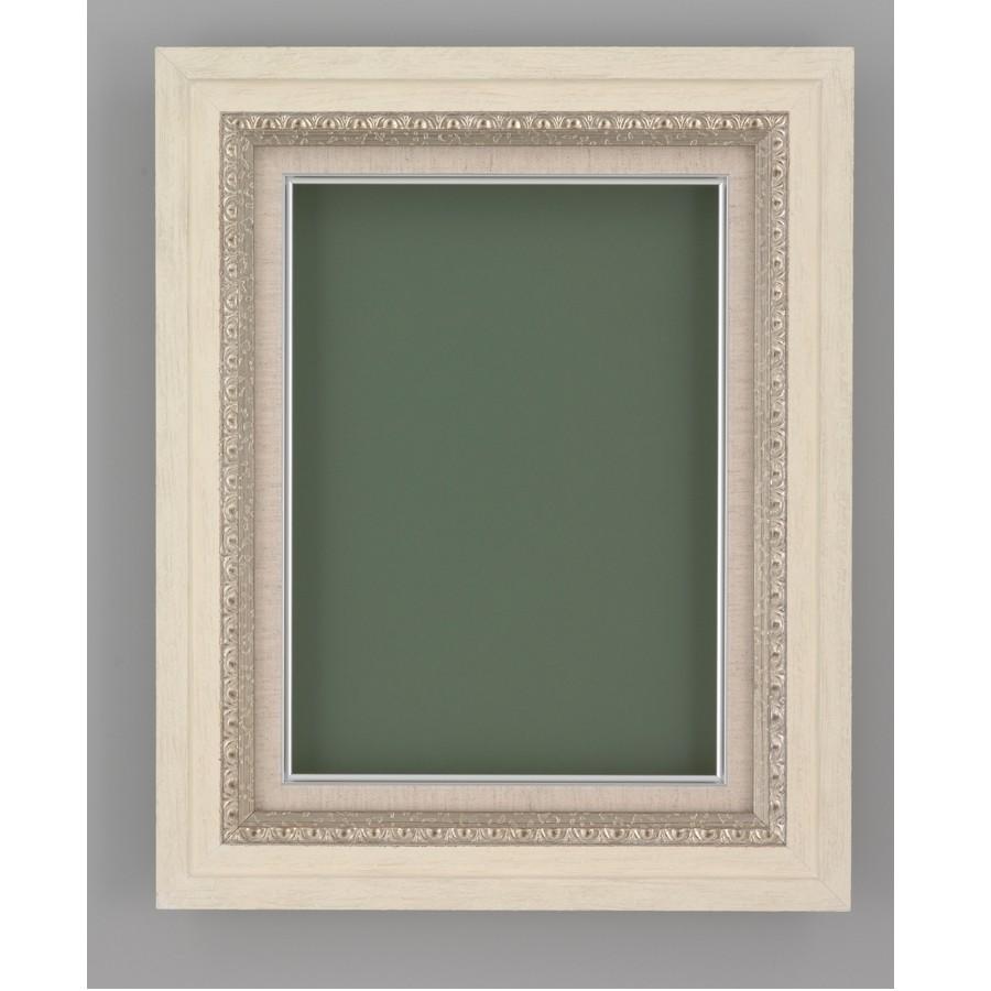 油彩額 ティラ P6 アイボリー アクリルカバー付