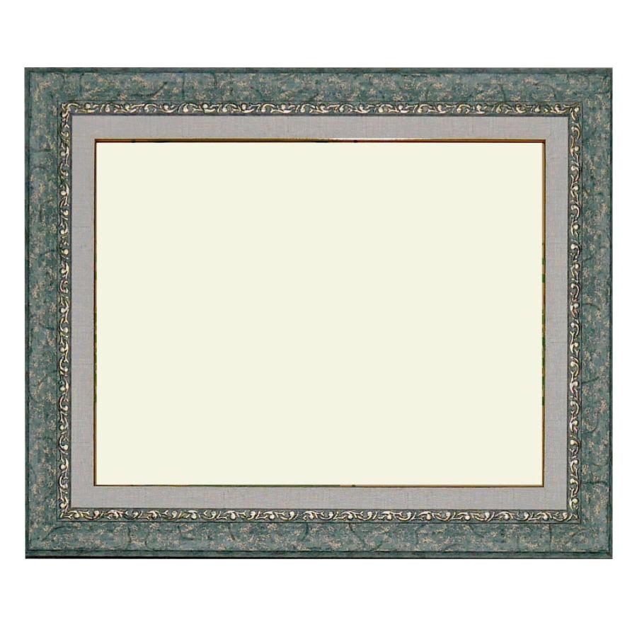 油彩額 ミステリー M3 ブルーグリーン アクリル入り (273×160mm)