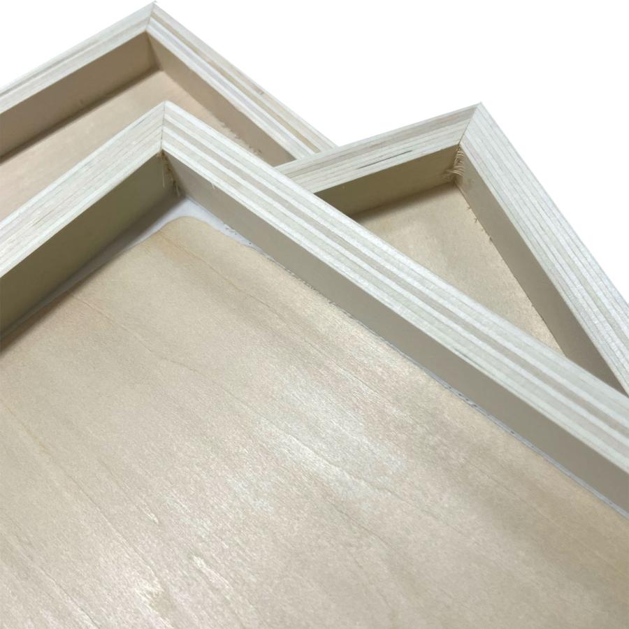 木製パネル シナベニヤパネル A2 (594×420mm) 厚み24mm : ゆめ画材