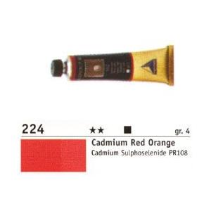 Maimeri ピューロ 油絵具 カドミウムレッドオレンジ 40ml