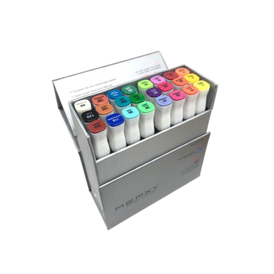 MEPXY ブラシマーカー 24色セット ベーシック