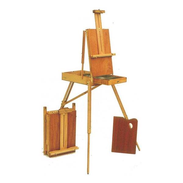 ホルベイン - 戸外画架 木製 ジュリアンボックス席 脚付小品文箱 No.2000 (大) 油絵用品-イーゼル