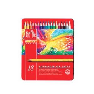 カランダッシュ スプラカラー 水彩色鉛筆 18色セット 3888-318
