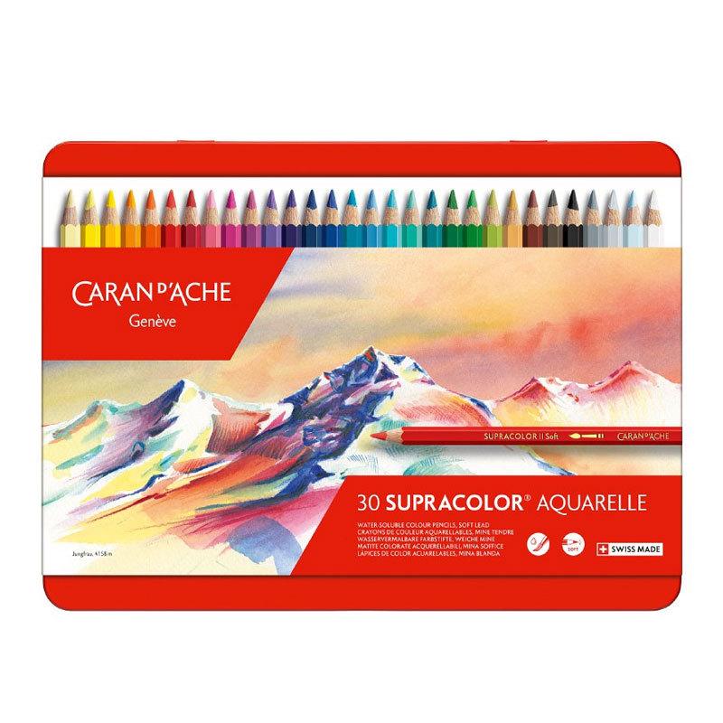 CARAN d'ACHE（カランダッシュ） スプラカラー 水彩色鉛筆 30色セット