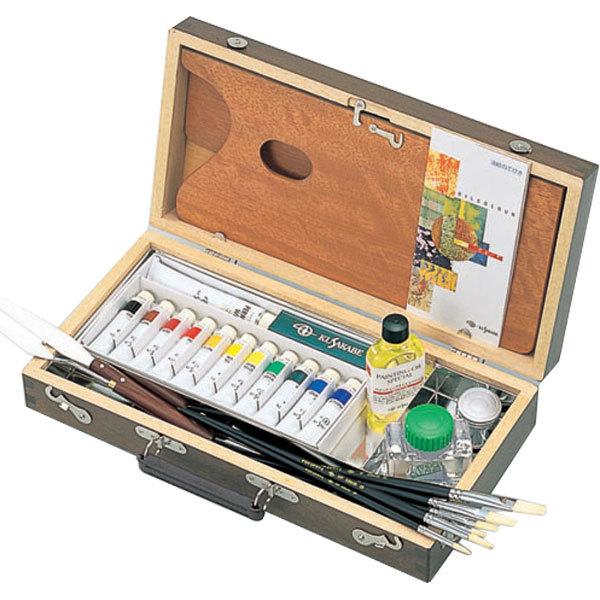 クサカベ 油絵具 スケッチセット GE No.4 木箱