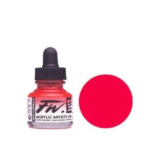 DALER ROWNEY ラウニー 顔料系アクリルカラー FW 567 アクリルインク 29.5ml スカーレット｜yumegazai