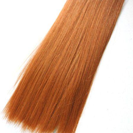 ウィッグヘアー 毛束 オレンジゴールド 最大92%OFFクーポン 評判 100g