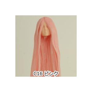 オビツ27 オビツドール 27HD-F01NC16 植毛ヘッド01 ナチュラル ピンク 人形の頭 ウィッグ 髪の毛付き｜yumegazai