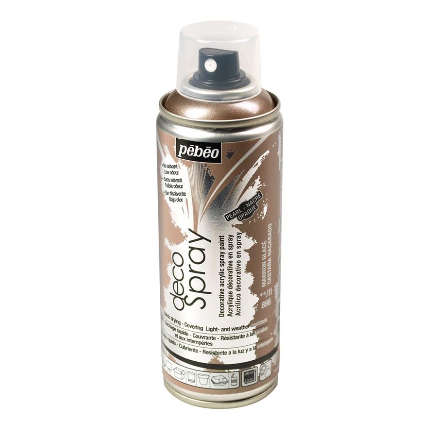 Pebeo 水性アクリル スプレーペイント デコスプレー 0ml パール色 No 866 マロングラッセ Pb ゆめ画材 通販 Yahoo ショッピング
