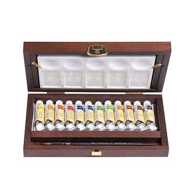 レンブラント 水彩絵具 10ml (チューブ) トラディショナルBOX 12色セット T0584-0015｜yumegazai