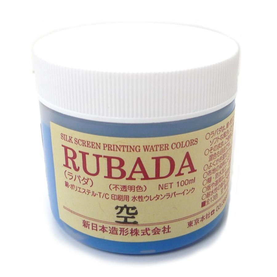 水溶性スクリーンインク 水性ラバーインク ラバダ(RUBADA) 空 100g｜yumegazai