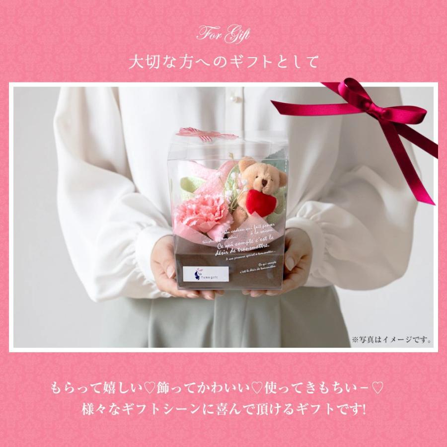 タオル ギフト 泉州 フラワー 母の日 クリアボックス ミニ ハンカチ