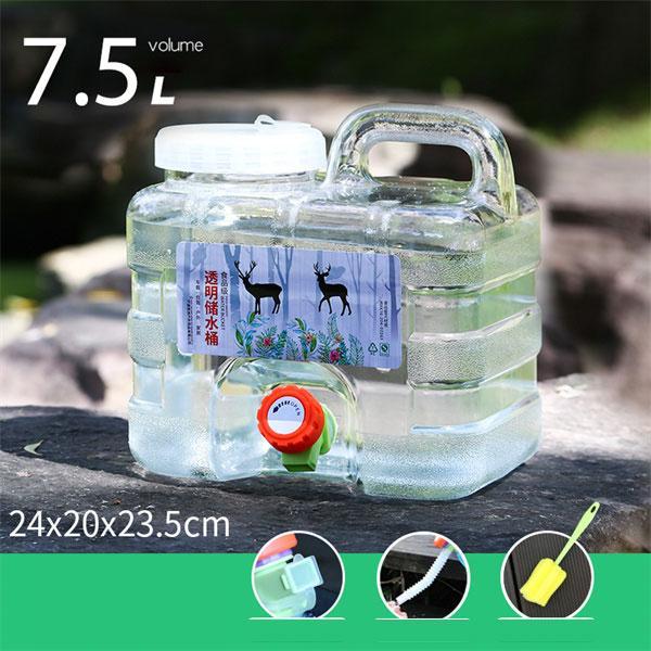 ウォータータンク 水タンク 給水タンク クリア 蛇口付き 水缶