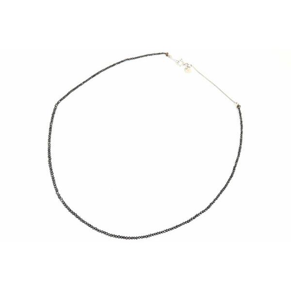 ブラックダイヤモンドネックレス 刻印12.00 k18wg 【公式通販】