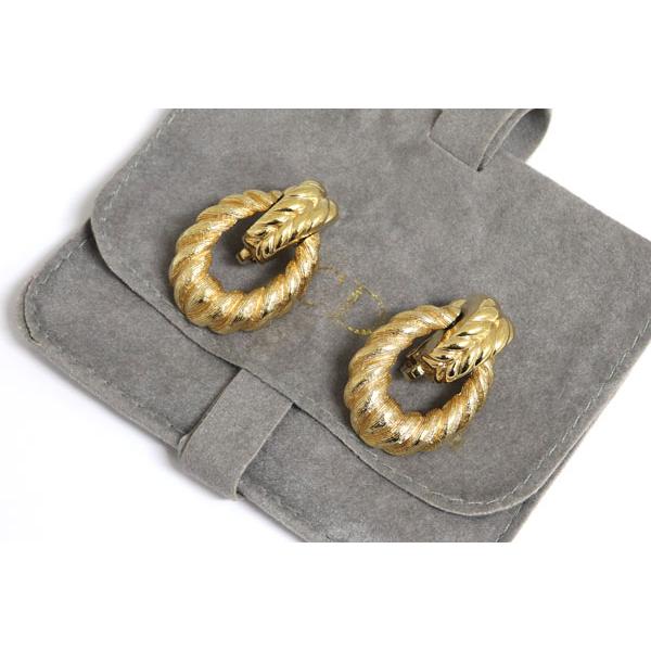 クリスチャン ディオール イヤリング ゴールド 中古 ヴィンテージ リーフ リース バネクリップ Christian Dior 夢市場プレミア 通販 Yahoo ショッピング
