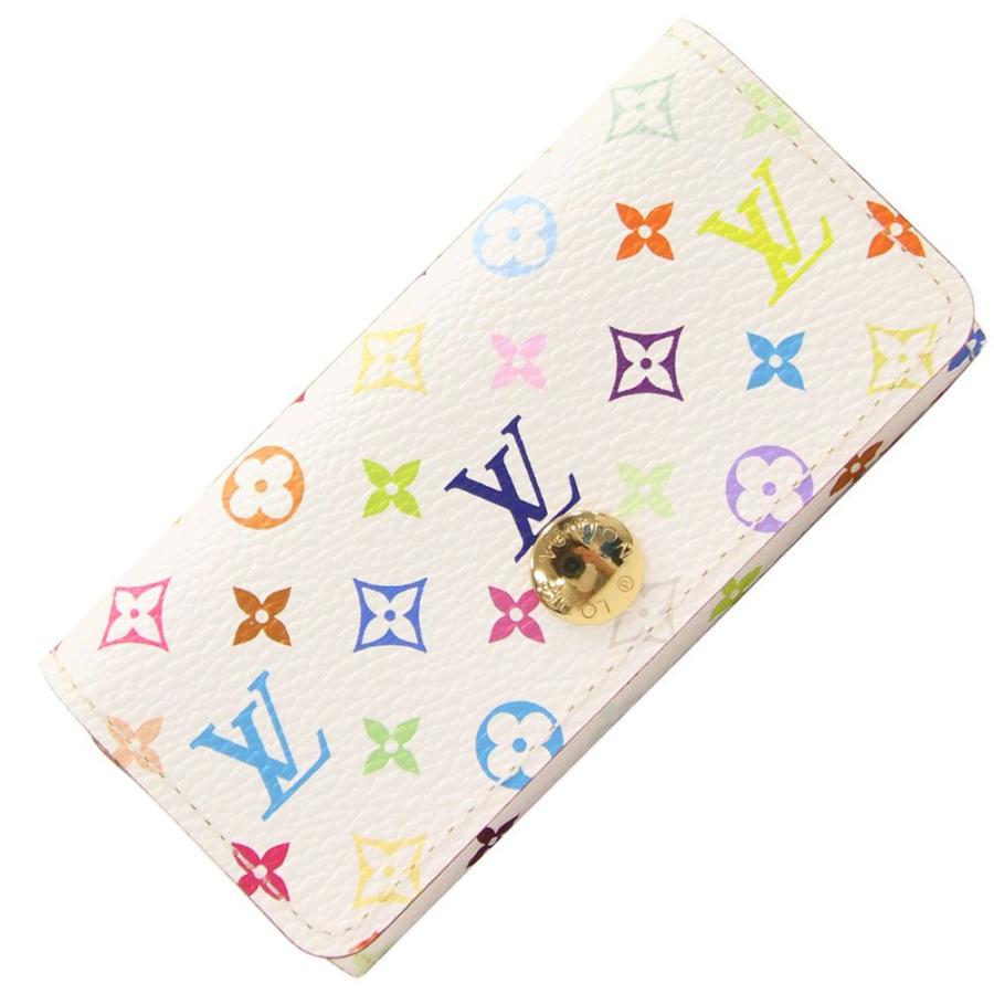 ルイヴィトン 4連キーケース モノグラム マルチカラー ミュルティクレ4  