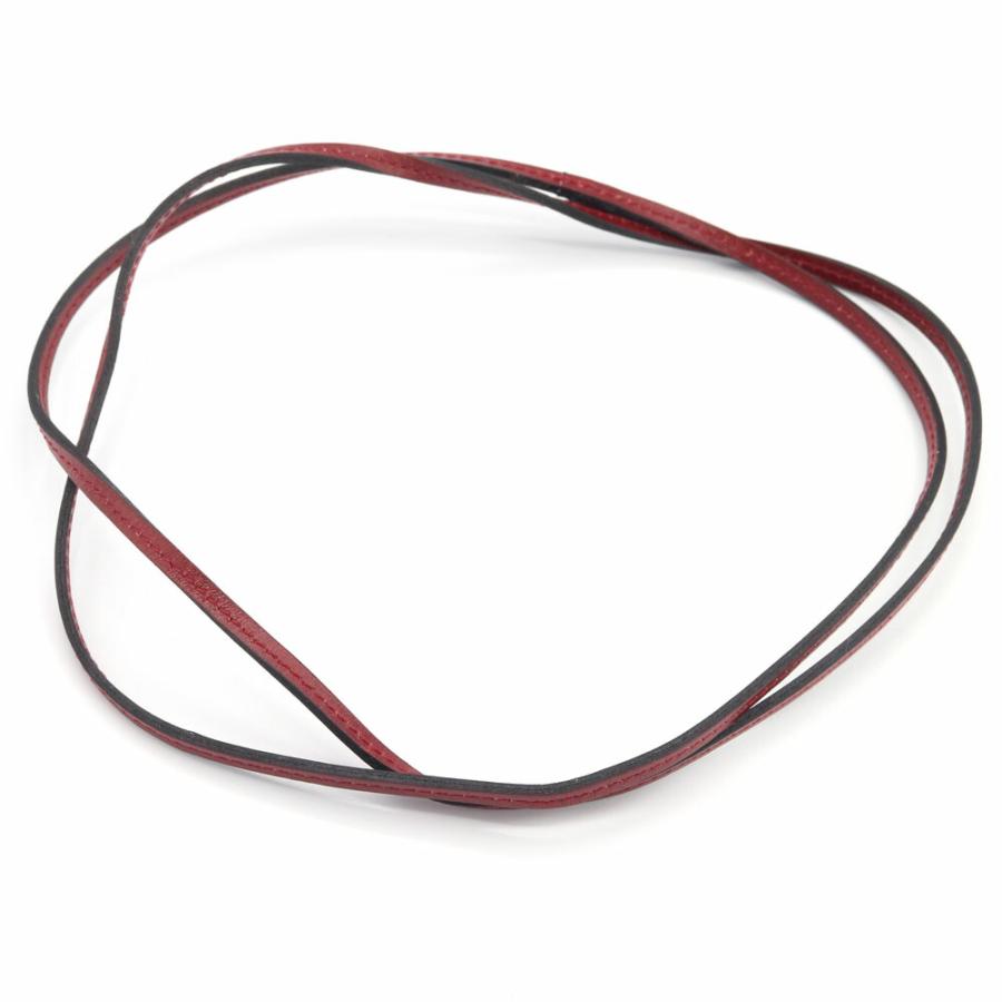 エルメス チョーカー ラニエール レッド レザー 中古 レディース