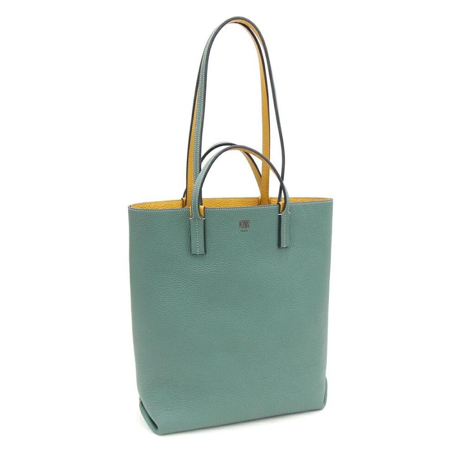 MOYNAT（モワナ） 2WAYハンドバッグ クアトロ グリーン イエロー 