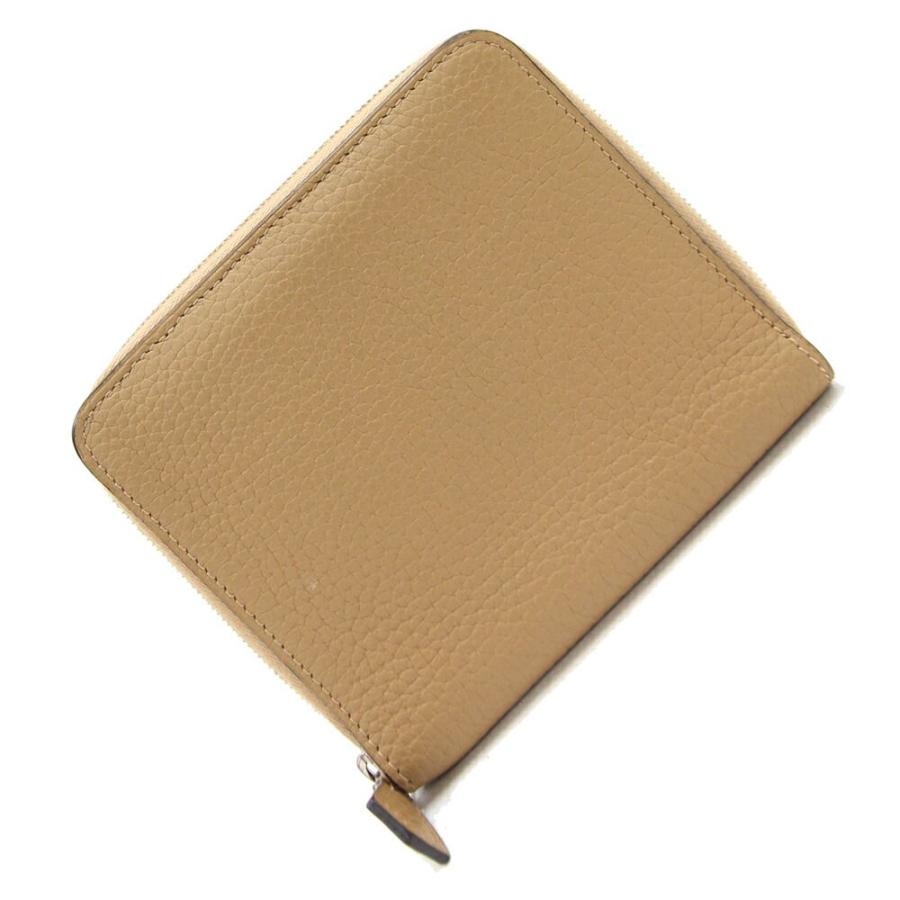 MOYNAT（モワナ） ラウンドファスナー財布 ライトブラウン レザー 中古