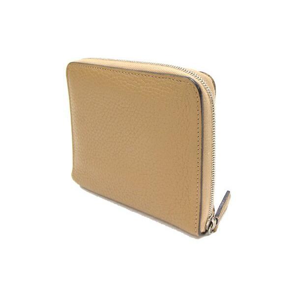 MOYNAT（モワナ） ラウンドファスナー財布 ライトブラウン レザー 中古