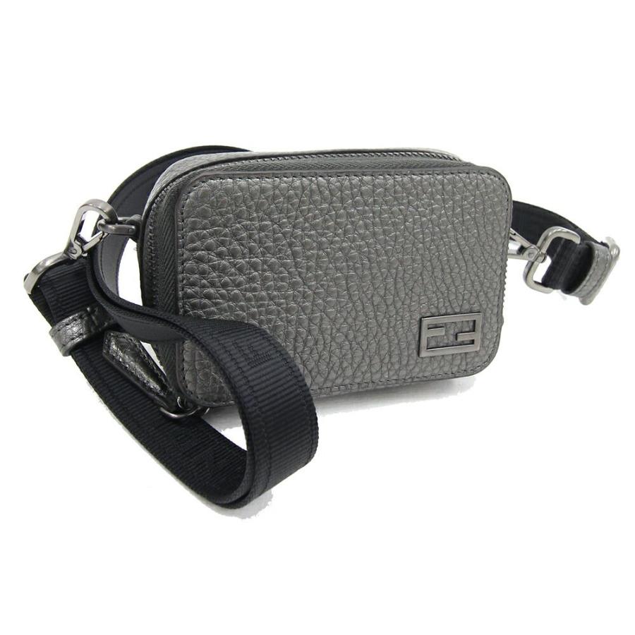 FENDI（フェンディ） ショルダーバッグ 7M0344 グレー レザー 新品 未