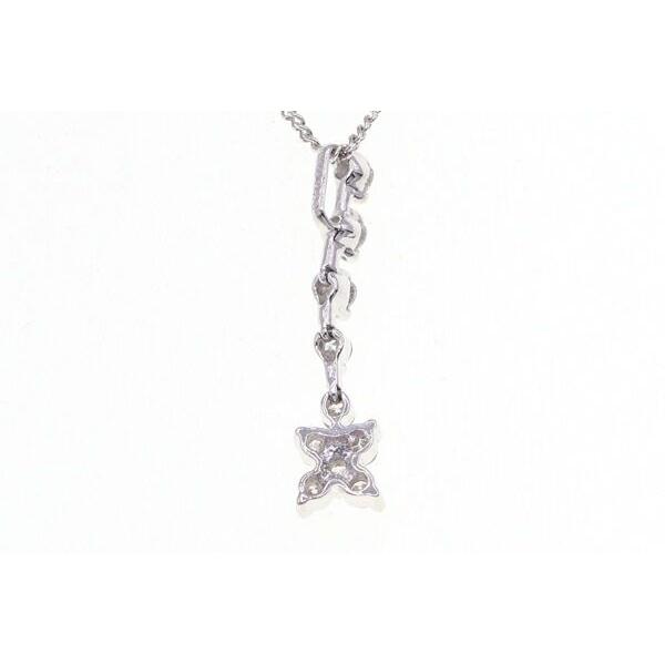 ダイヤモンド ネックレス D0.30ct Pt850 900 中古 アクセサリー 