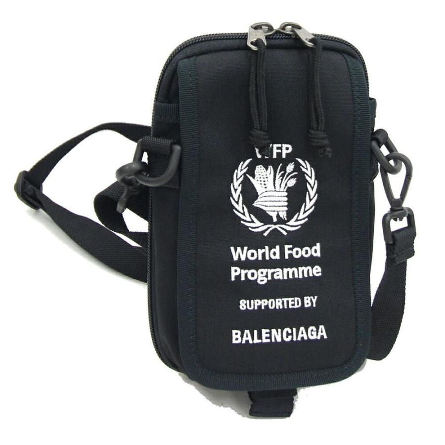 バレンシアガ ショルダーバッグ WFP コラボ 593329 ブラック ナイロン  