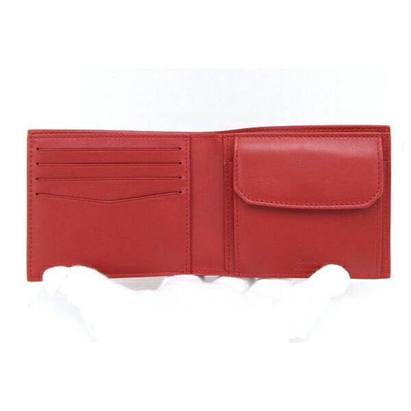 【未使用】 dunhill（ダンヒル）長財布 レザー レッド dunhill（ダンヒル） 二つ折り財布 GT 4CC＆コインパース ビル