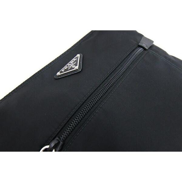 PRADA（プラダ） ショルダーバッグ 1BH716 ブラック ナイロン 中古