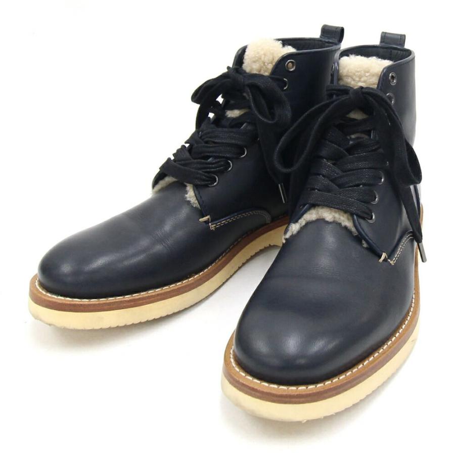 COACH（コーチ） メンズシューズ レースアップ ブーツ G1256 ネイビー