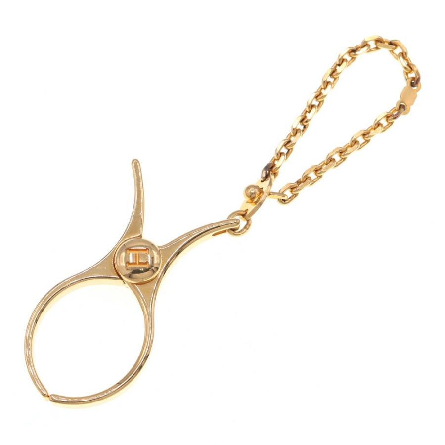 HERMES（エルメス） グローブホルダー フィルー ゴールド メタル 中古