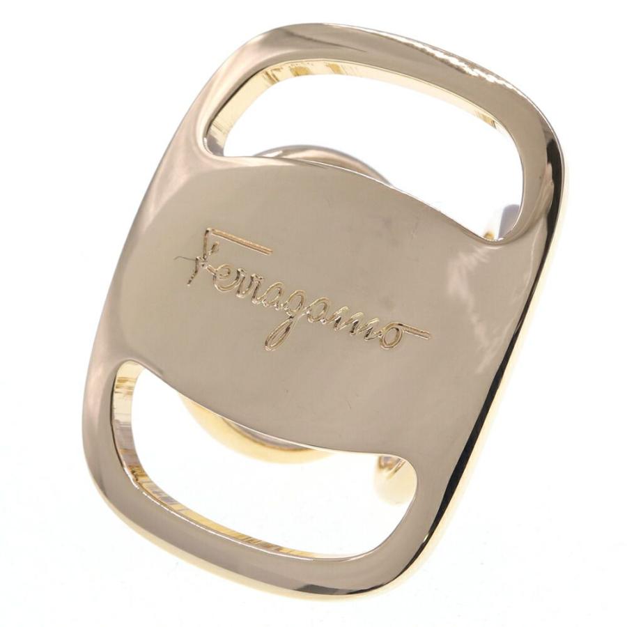 FERRAGAMO（フェラガモ） スカーフリング ヴァラ 34-4079 ゴールド