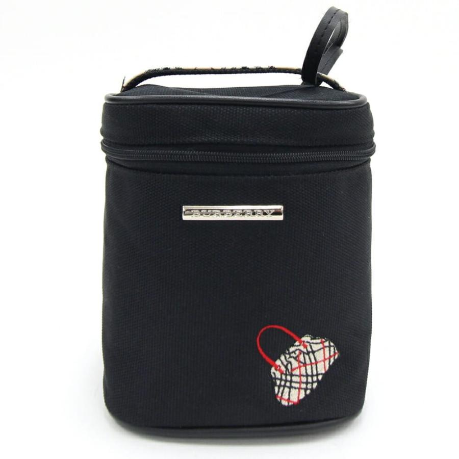 BURBERRY（バーバリー） ポーチ ブラック ナイロンキャンバス 中古