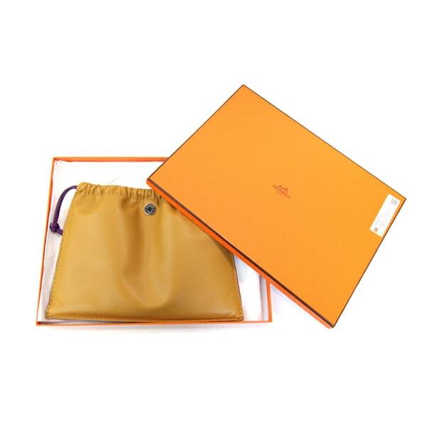 HERMES（エルメス） ポーチ ピロ H083138 セサミ バイオレット