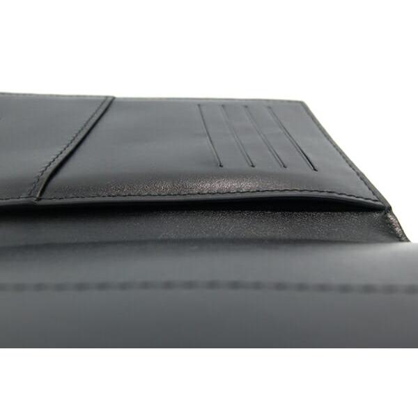 ボッテガヴェネタ パスポートケース カセット 777046 ブラック レザー  