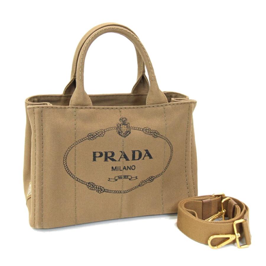 PRADA プラダ カナパ B2439G ２WAY バッグ ショルダーバッグ PRADA（プラダ） 2WAYハンドバッグ カナパ B2439G ブラウン キャンバス