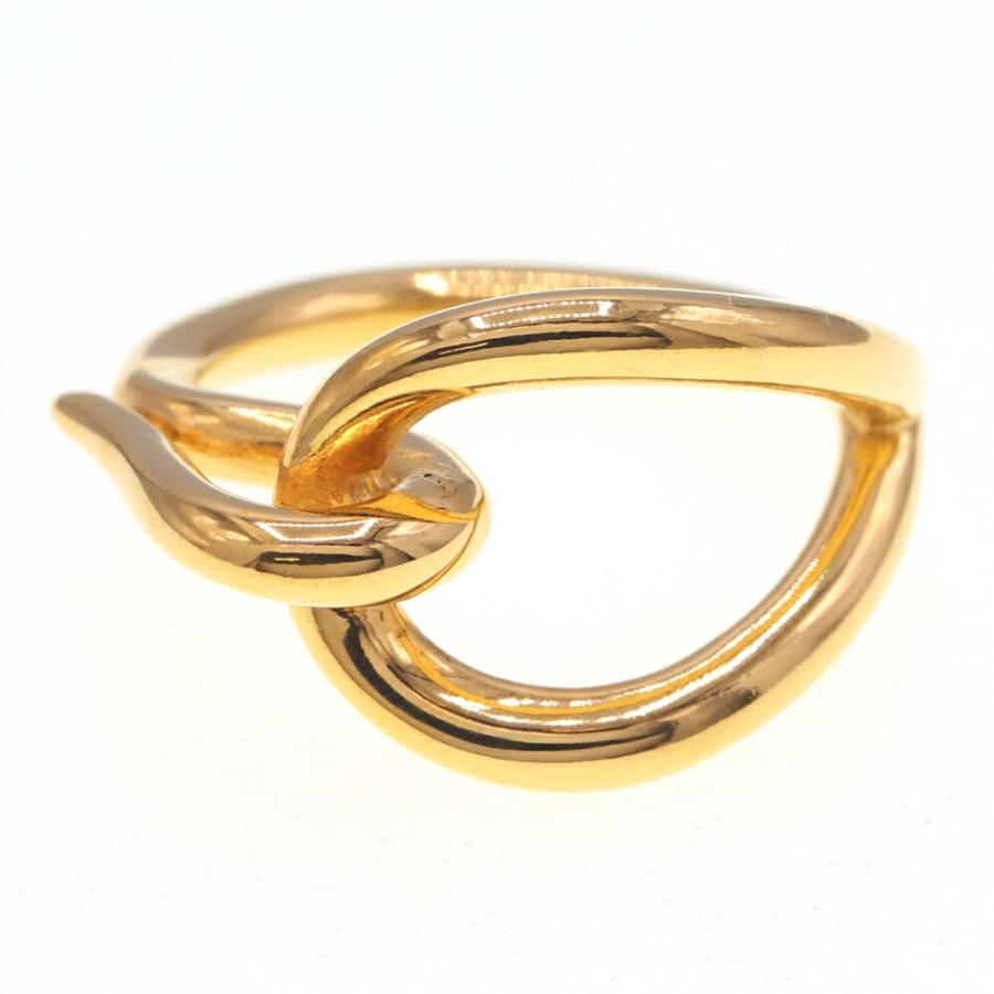 エルメス スカーフリング ジャンボ ゴールド メタル 中古 アクセサリー  