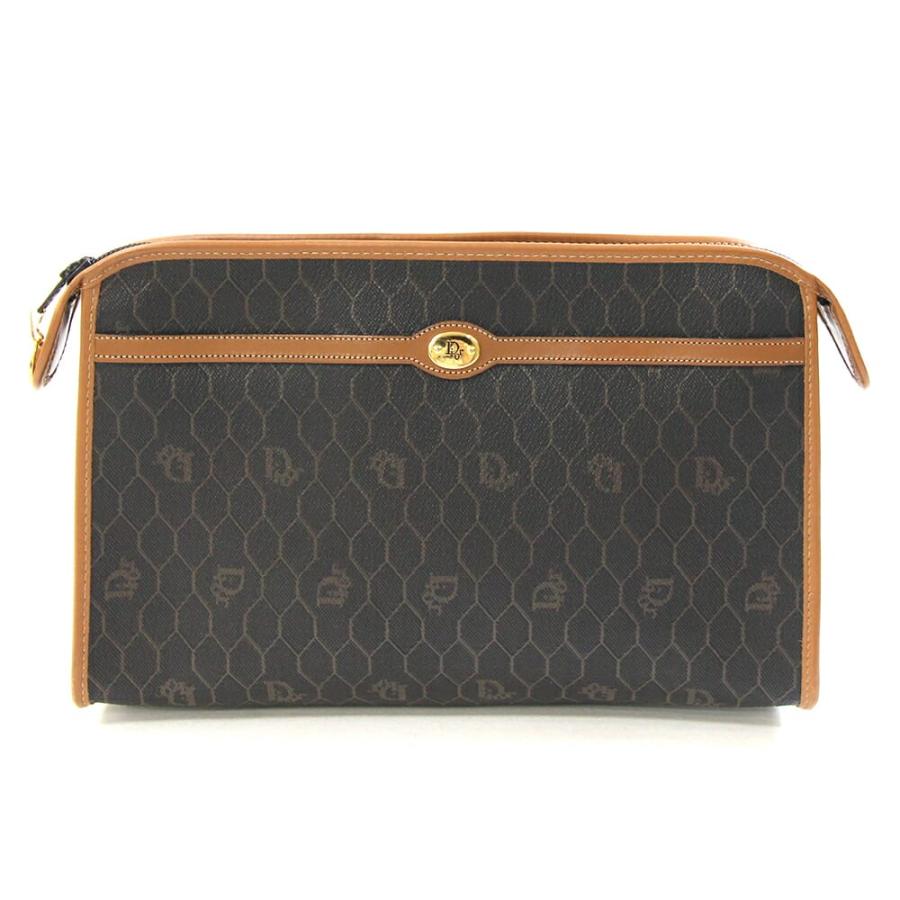 クリスチャンディオール　クラッチバッグ ブラウン クリスチャンディオール クラッチバッグ ブラウン 中古・古着通販