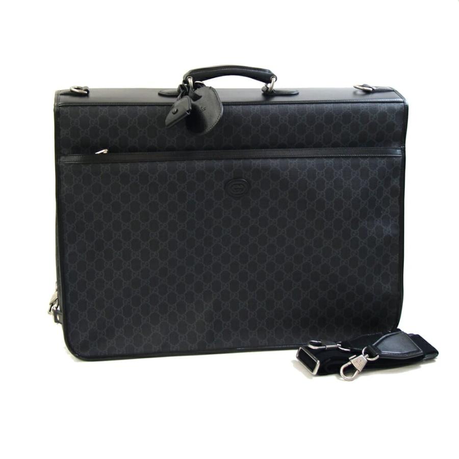 【美品】GUCCIガーメントバッグ【激レア】 GUCCI（グッチ） ガーメントバッグ GGスプリーム 703484 ブラック