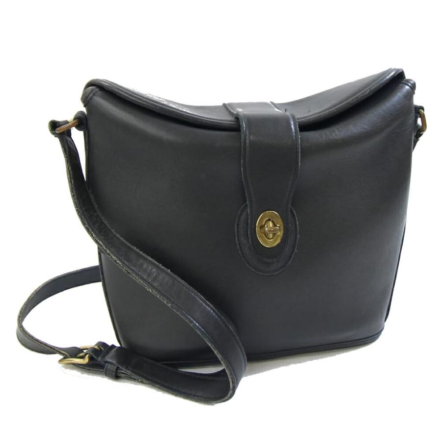 COACH（コーチ） ショルダーバッグ 9948 ブラック レザー 中古 斜め