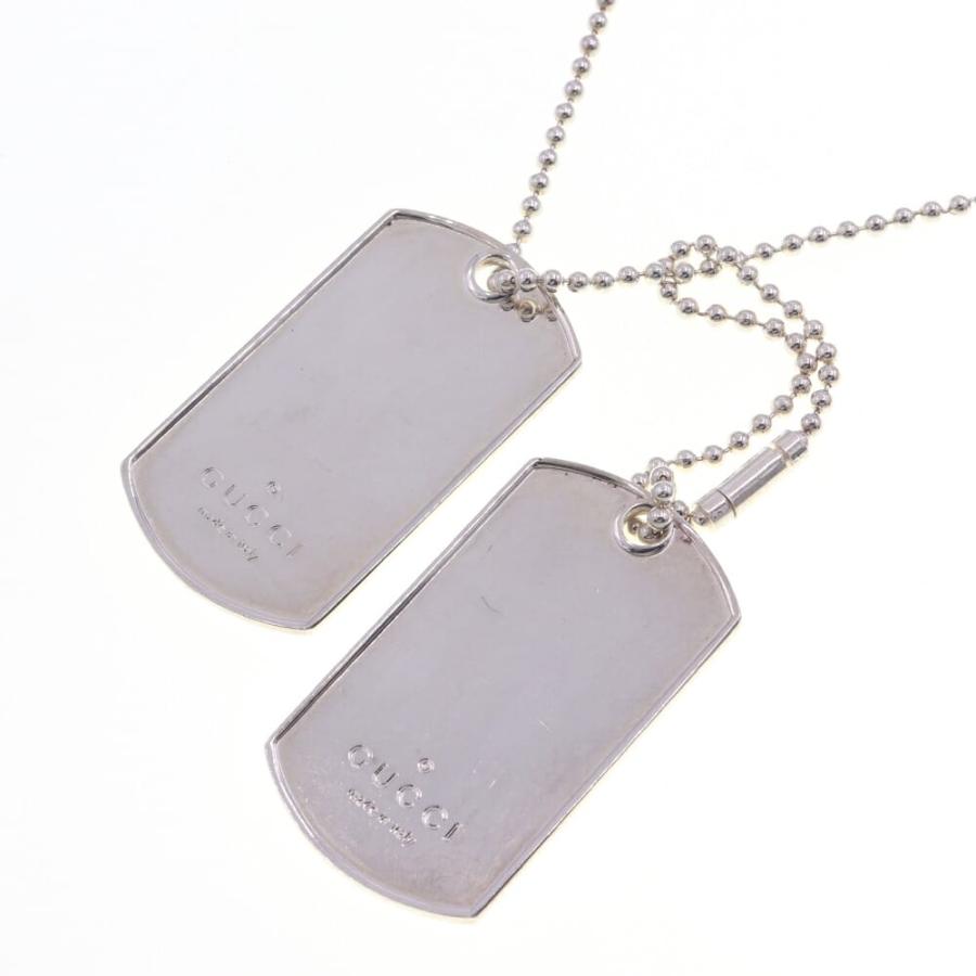 GUCCI（グッチ） ネックレス ドッグタグ IDタグ ペンダント 010492 SV
