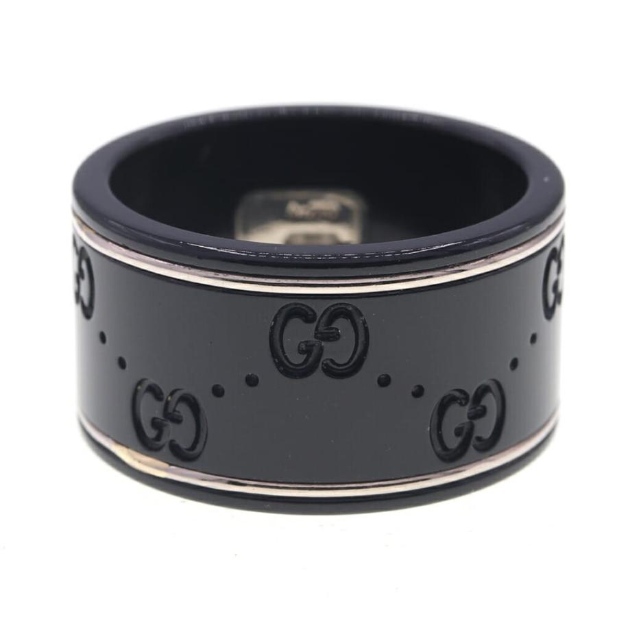 GUCCI（グッチ） リング アイコンリング 225976 ブラック シルバー