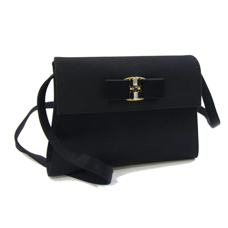FERRAGAMO（フェラガモ） ショルダーバッグ P21 2651 ヴァラ ブラック