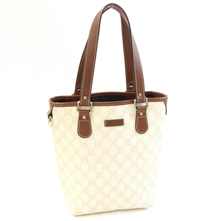 GUCCI（グッチ） ハンドバッグ GGスプリーム 189897 アイボリー 