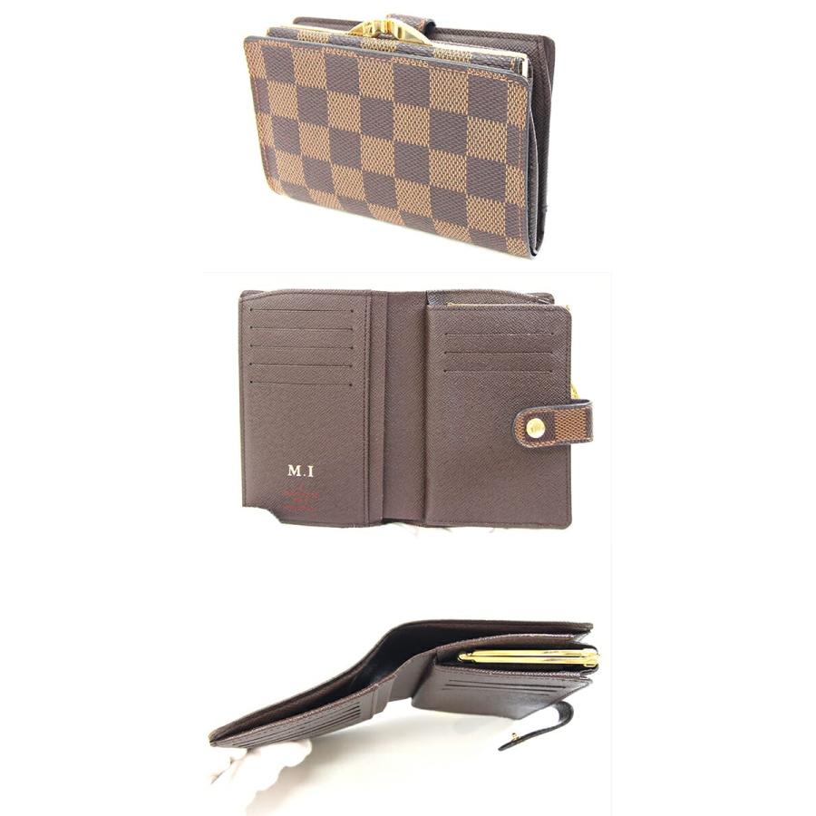 LOUIS VUITTON（ルイ・ヴィトン） 二つ折りガマ口財布 ダミエ