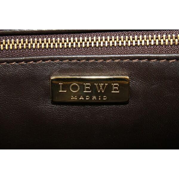 LOEWE（ロエベ） ハンドバッグ アマソナ ダークブラウン