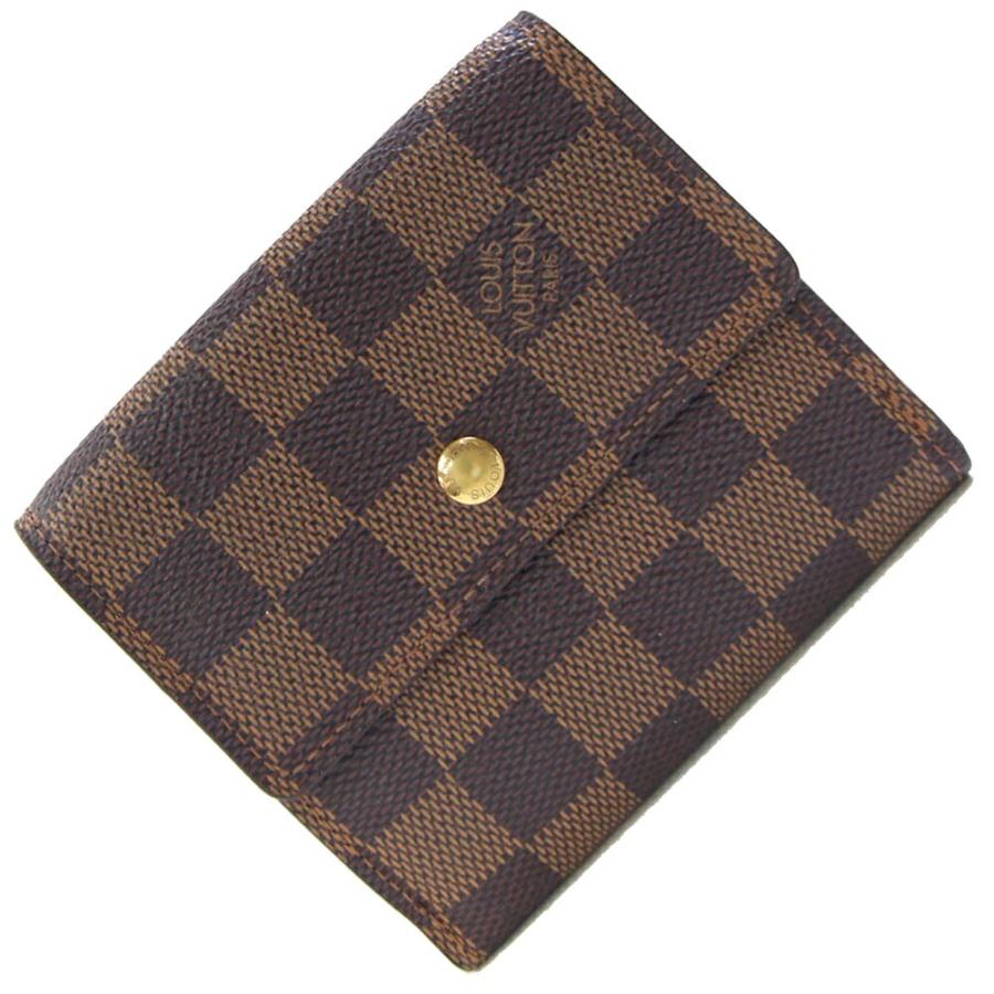 LOUIS VUITTON（ルイ・ヴィトン） Wホック財布 ダミエ ポルトモネ ビエ