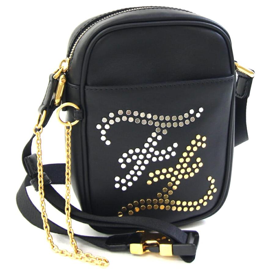 FENDI（フェンディ） ショルダーバッグ カリグラフィー スタッズ